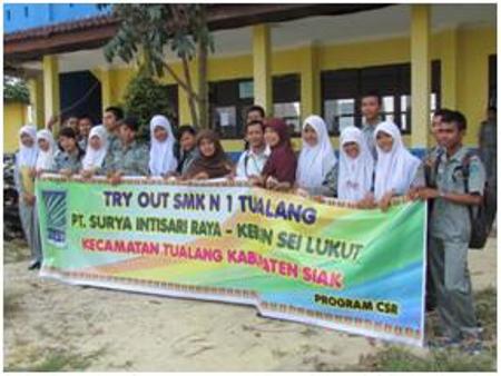 PT.SIR Taja Try Out Bagi 191 Pelajar SMKN 1 Tualang